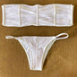 Sexy Braid Bikini Swimsuit Brazilan Bikini Set Swimwear for Women High Leg Halter Two Piece Bathing Suits Summer Female