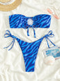 ZTVitality Zebra Bikini Print Sexy Bikinis 2023 New Arrival Padded Bra Bandage Low Waist Swimsuit Female Swimwear Women Biquini