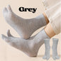 1-5Pairs Five/Two Fingers Toe Socks Breathable Autumn Socks Unisex Sports Running Absorb Sweat Antibacterial Mid-calf Socks 2025
