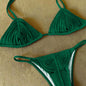 Sexy Braid Bikini Swimsuit Brazilan Bikini Set Swimwear for Women High Leg Halter Two Piece Bathing Suits Summer Female