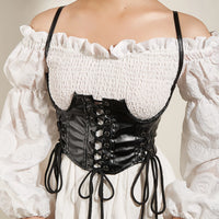 Women Corset Belts Thin Under Bust Top Underbust Corset Wide Belt Fashion Waist Belt for Dresses, Wedding Dress