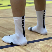 4Pair Men Women Sport Socks Football Basketball Baseball Rugby Soccer Cycling Running Hiking Tennis