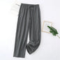 Cotton Men Pajama Pants Spring Autumn Male Trousers Home Pants Solid Casual Large Size Loose Drawstring Sleep Bottoms Sleepwear