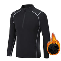 Fleece Underwear Men's Winter Thermal Shirt Pants First layer Long johns Warm Sweat Suit Compression Base Layer Sports tights