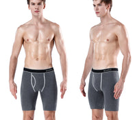 3pcs Front Opening Man Underware Cotton Men's Panties Print Mens Boxers Shorts Family Sexy Male Underpants Sports