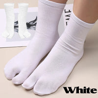 1-5Pairs Five/Two Fingers Toe Socks Breathable Autumn Socks Unisex Sports Running Absorb Sweat Antibacterial Mid-calf Socks 2025