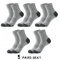 High Quality Lot Men's Socks Casual Breathable Run Sports Socks 5 Pairs Male Cotton Socks Winter Black Socks Men Large size38-45