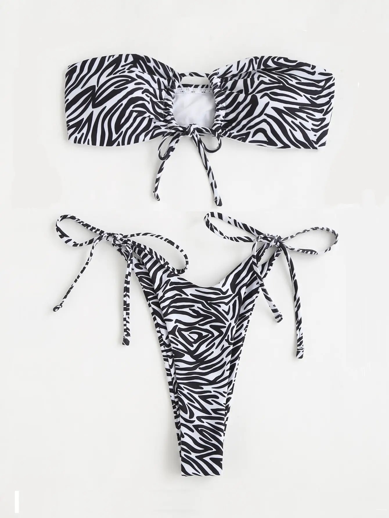ZTVitality Zebra Bikini Print Sexy Bikinis 2023 New Arrival Padded Bra Bandage Low Waist Swimsuit Female Swimwear Women Biquini