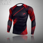 Men's Compression Sports Thermal Underwear Men Clothing Winter Sports Rashgard Track Suit Gym Bodybuilding Suit Second Skin Sets