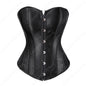 Bustier Corset Tops for Women Overbust Satin Sexy Lace Up Corset Gold Gothic Corset and Bustiers