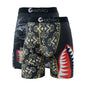 ETHIKA 2Pcs Men Boxershorts Mesh Breathable Crotch Mens Panties Men Underpants Underwear Plus Size Men's Boxers Briefs Trunks