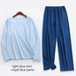 Large Size Men Ice Silk Pajamas Solid Shirt & Pants 2Pcs Pijamas Sleep Set Thin Home Clothing Sleepwear Summer Nightwear Suit