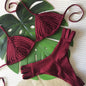 Sexy Braid Bikini Swimsuit Brazilan Bikini Set Swimwear for Women High Leg Halter Two Piece Bathing Suits Summer Female