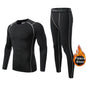 Fleece Underwear Men's Winter Thermal Shirt Pants First layer Long johns Warm Sweat Suit Compression Base Layer Sports tights