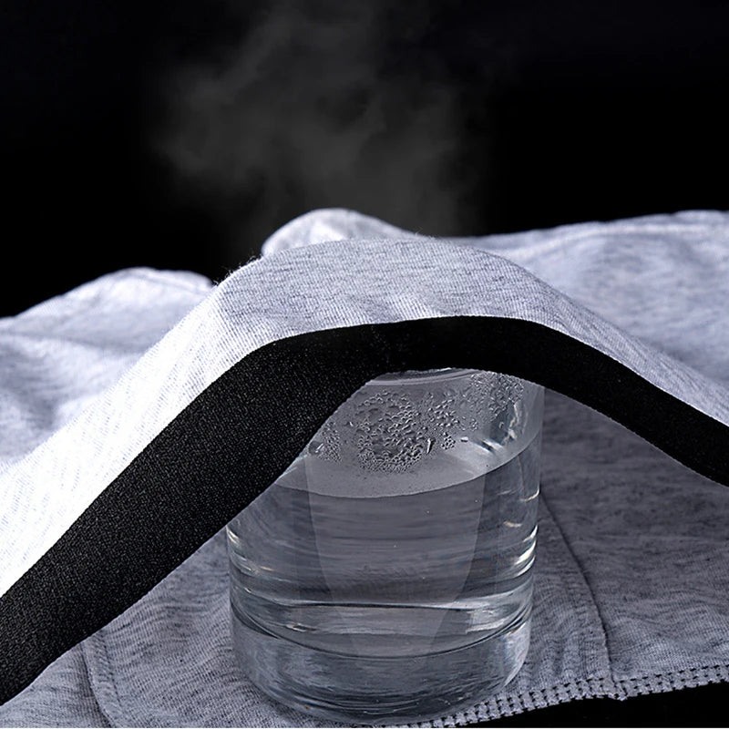 10 Pcs Antibacterial Breathable Plus Size MEN'S Shorts Underwear Europe And America Size MEN'S Solid Color Sexy Boxer Underwear