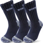 3Pairs Thicken Winter Socks for Men Thermal Soft Work Mid Calf Socks Warm Comfortable Home Socks Sports