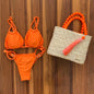Sexy Braid Bikini Swimsuit Brazilan Bikini Set Swimwear for Women High Leg Halter Two Piece Bathing Suits Summer Female
