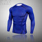 Men's Compression Sports Thermal Underwear Men Clothing Winter Sports Rashgard Track Suit Gym Bodybuilding Suit Second Skin Sets