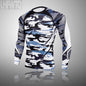 Men's Compression Sports Thermal Underwear Men Clothing Winter Sports Rashgard Track Suit Gym Bodybuilding Suit Second Skin Sets