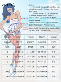 ZRTAK Triangle Bikini Set Women Swimsuit Halte Bikini Sexy Swimwear Thongs Bathing Suits Print Color Beachwear Brazilian Biquini