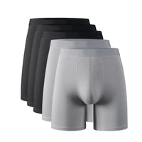 95% Bamboo Fiber 5% Spandex Multipack Men's X-length Long Leg Boxer Classic Design Comfortflex Waistband Underwear Man Sports XL