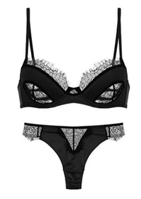French Style Sexy Lingerie Ultra Thin Eyelash Lace Bra for Large Breasts Anti Sagging Support Bra Minimizer Bras for Women S-XL