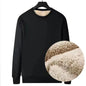 1pcs Men Thickening Velvet Warm Casual Top Men's Winter Long-sleeved Thermal Underwer Male Round Neck Fashion T-shirt M-5XL
