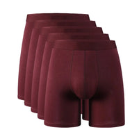 95% Bamboo Fiber 5% Spandex Multipack Men's X-length Long Leg Boxer Classic Design Comfortflex Waistband Underwear Man Sports XL